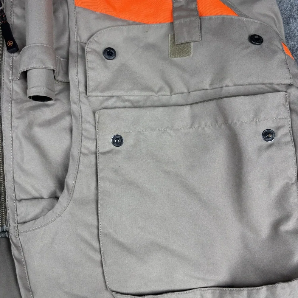 Game‎ Winner Hunting Vest Men's Large Blaze Orange Shooting Field Cargo Pockets